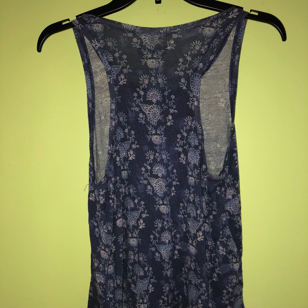 Mudd Purple Patterned Tank - Picture 3 of 3